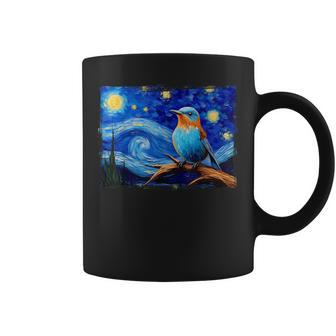 Patience Bluebird Of Happiness Blue Bird Eastern Bluebird Coffee Mug | Mazezy