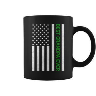 Patriotic Dad Grandpa Fathers Day Usa Flag Best Grandpa Ever Coffee Mug - Monsterry DE