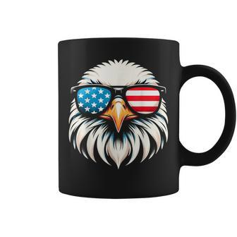 Patriotic Eagle Red White Blue Usa Flag Eagle 4Th Of July Coffee Mug - Monsterry DE