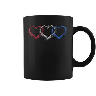 Patriotic Usa American Hearts Armed Forces 4Th Of July Coffee Mug - Monsterry DE