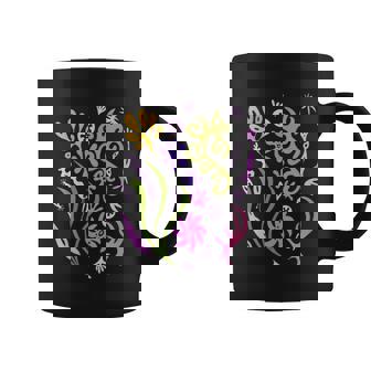 Patrón Abstracto Floral Botánico Inspirado En Matisse Cuello Taza de café - Regaloses