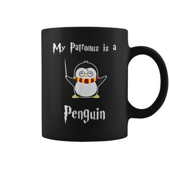 My Patronus Is A Penguin Idea For Book Lovers Coffee Mug | Crazezy DE