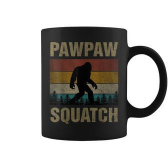Pawpaw Squatch Bigfoot Pawpaw Sasquatch Yeti Family Coffee Mug | Mazezy