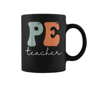 Pe Teacher Groovy Appreciation Day Back To School Coffee Mug - Thegiftio UK