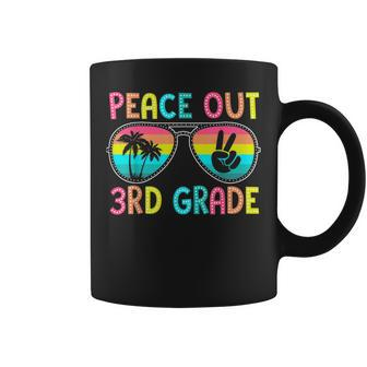 Peace Out 3Rd Grade Graduation Last Day Of School Coffee Mug - Monsterry DE