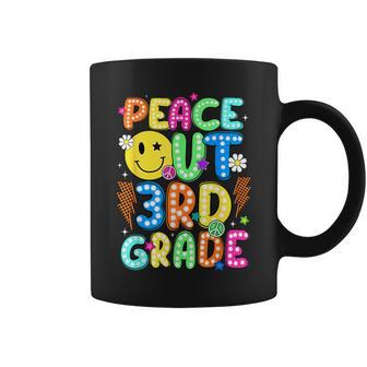 Peace Out 3Rd Grade Teacher Student Happy Last Day Of School Coffee Mug - Monsterry CA