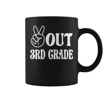 Peace Out 3Rd Grade Third Grade Graduation Girls Boys Coffee Mug - Monsterry DE