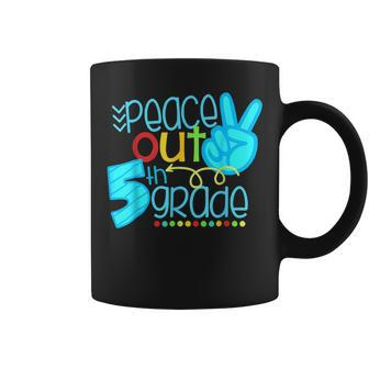 Peace Out 5Th Grade End Of School Year Teacher Student Coffee Mug - Monsterry UK