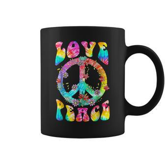 Peace Costume Sign Love 60S 70S Tie Dye Hippie Women Coffee Mug - Thegiftio UK