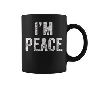 I Come In Peace I'm Peace Matching Couple Lovers Coffee Mug | Mazezy CA