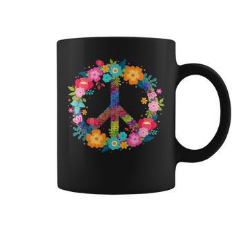 Peace Love Hippie Costume Tie Die 60S 70S Coffee Mug - Monsterry DE