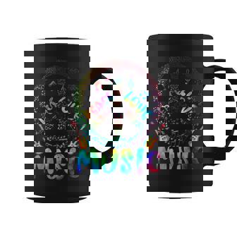 Peace Sign Love Music T 60S 70S Tie Die Hippie Costume Coffee Mug | Seseable UK