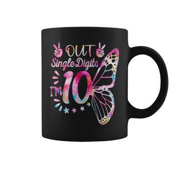Peace Out Single Digits I'm 10Th Birthday For Girl Coffee Mug - Seseable