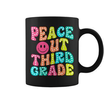 Peace Out Third Grade Last Day Of School 3Rd Grade Teacher Coffee Mug - Monsterry