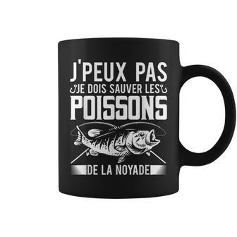 Sweat à Capuche Pêcheur J'peux Pas Je Dois Sauver Les Poissons - Truite Pêche Humoristique