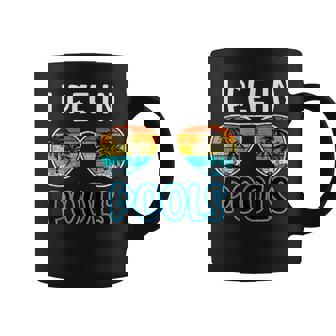 I Pee In Pools Sunglasses Summer Vacation Swimming Coffee Mug - Seseable