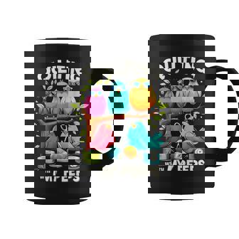 With My Peeps Quilting For Women Coffee Mug - Seseable