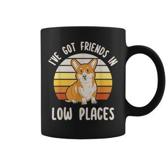 Pembroke Welsh Corgi Dog I've Got Friends In Low Places Coffee Mug - Thegiftio UK