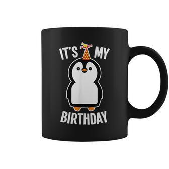 Penguin Birthday It's My Birthday Coffee Mug - Monsterry