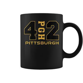 Pennsylvania 412 Area Code Burgh Sl City Local Pittsburgh Coffee Mug - Thegiftio UK