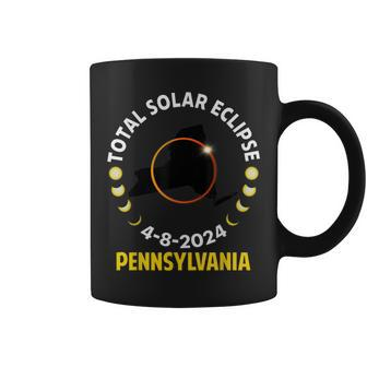 Pennsylvania Eclipse 2024 Total Solar Eclipse April 8 2024 Coffee Mug - Thegiftio
