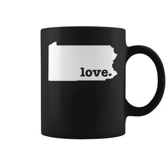 Pennsylvania Love Hometown State Pride Coffee Mug - Monsterry AU