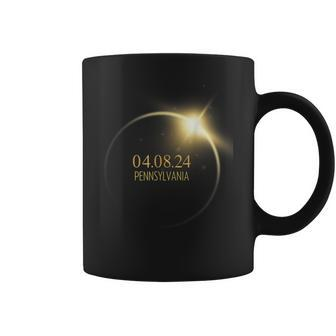 Pennsylvania Totality Solar Eclipse 2024 40824 Accessories Coffee Mug | Mazezy AU