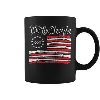 We The People Gun Rights American Flag 4Th Of July On Back Coffee Mug - Monsterry DE