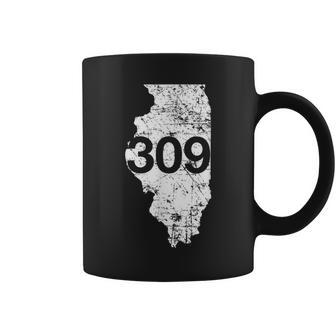 Peoria Pekin Area Code 309 Illinois Souvenir Coffee Mug - Monsterry AU