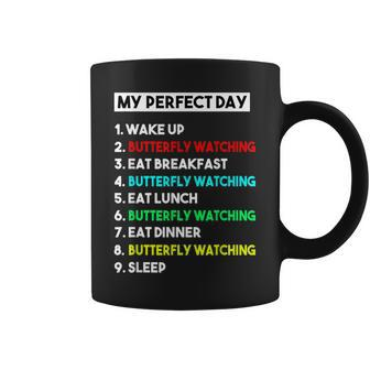 My Perfect Day Butterfly Watching Coffee Mug - Monsterry CA