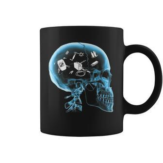 Perfect Welder Tools Gear In My Brain Skull X-Ray Head Coffee Mug - Monsterry AU