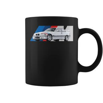 Performance German Automobile White Coupe Car Classic Coffee Mug - Monsterry