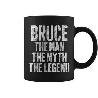 Personalized Bruce The Man The Myth The Legend Coffee Mug - Seseable