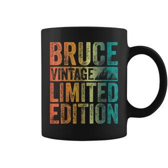 Personalized Name Bruce Vintage Limited Edition Coffee Mug - Monsterry