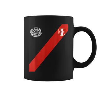 Peru Peruvian Escudo Coat Of Arms Soccer Coffee Mug - Monsterry DE