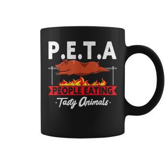 PETA People Eating Tasty Animals Bbq Grill Smoking Meat Coffee Mug - Monsterry