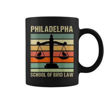Philadelpha School Of Bird Law Retro Vintage Coffee Mug - Monsterry