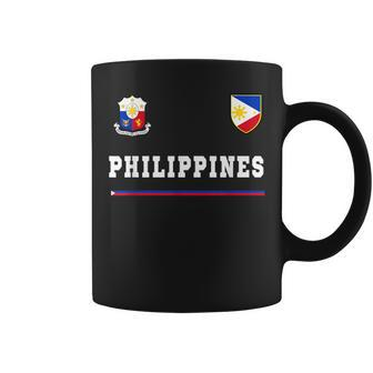 Philippines SportsSoccer Jersey Flag Football Coffee Mug - Monsterry DE