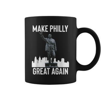 Make Philly Great Again Mayor Frank Rizzo Statue Coffee Mug - Monsterry UK