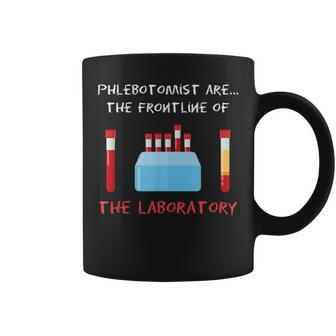 Phlebotomist Phlebotomy Laboratory Blood Donor Syringe Coffee Mug - Monsterry