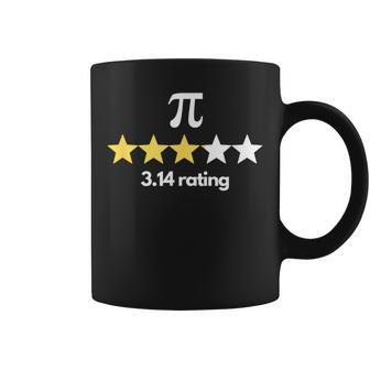 Pi 314 Star Rating Pi Humor Pi Day Novelty Coffee Mug | Mazezy AU
