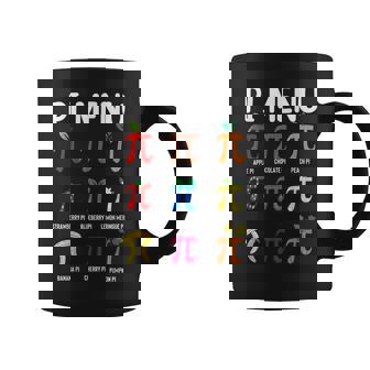 Pi Menu 314 Pi Symbol Math Teacher Happy Pi Day Coffee Mug - Seseable