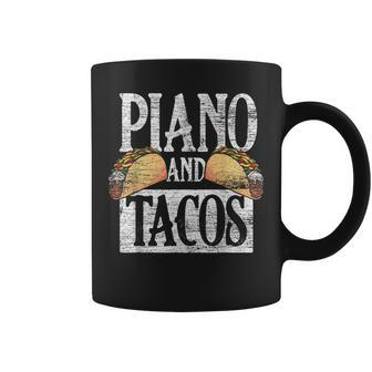 Piano Tacos Cinco De Mayo Mexico Pianist Music Coffee Mug - Monsterry