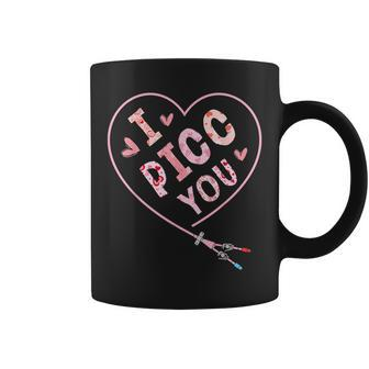 I Picc You Vascular Access Team Icu Er Nurse Valentines Day Coffee Mug - Monsterry DE