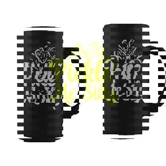 Pickle Me Silly Cucumber Food Lover Pickles Lover Coffee Mug - Thegiftio UK