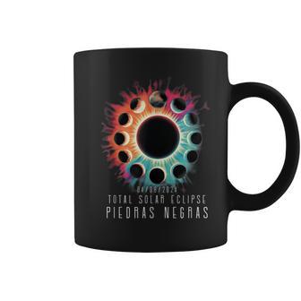 Piedras Negras Eclipse Tie Dye Vintage Inspired 2024 Coffee Mug - Monsterry AU