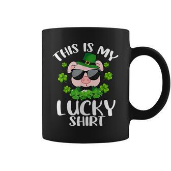 Pig Leprechaun Hat St Patrick's Day This Is My Lucky Coffee Mug | Mazezy