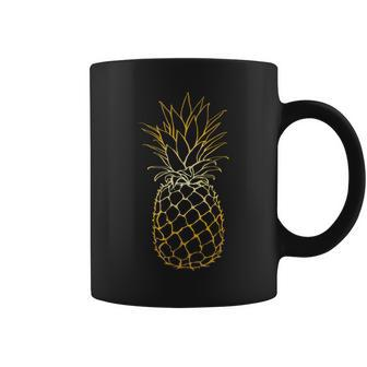 Pineapple Beach Vacation Tropical Fruit Coffee Mug - Monsterry AU
