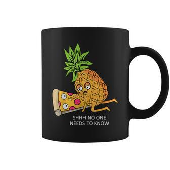 Pineapple Belongs On Pizza Lover Food Pun Coffee Mug - Monsterry CA