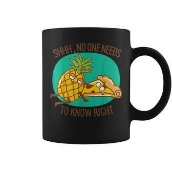 Pineapple On Pizza No One Needs Know Hawaiian Coffee Mug - Monsterry